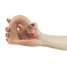 LoveToy Gode vibrant Double Pénétration 16 x 3 cm